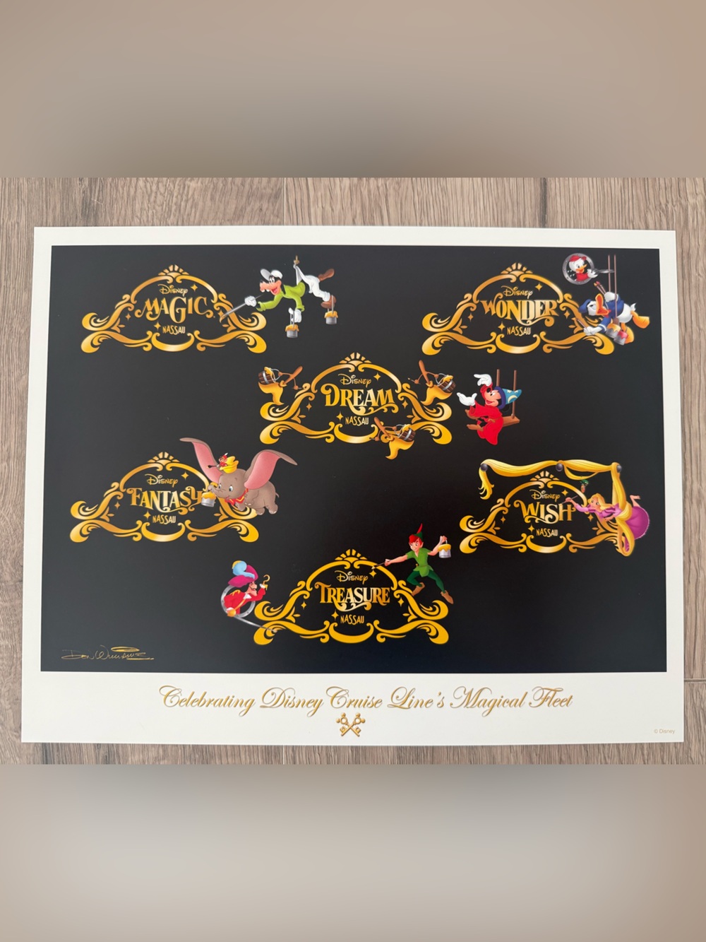 Disney Cruise Line Limited Edit Art Print